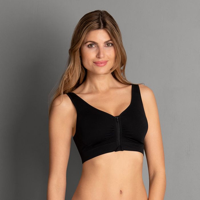 Lynn chirurgická podprsenka moldovaná, zap. vpředu 5768X black - Anita Care 001 black XXL