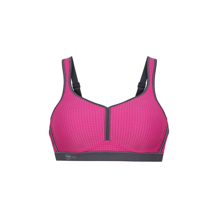 performance sportovní podprsenka moldovaná 5566 pink/anthrazit - Active 588 pink/anthrazit 95C
