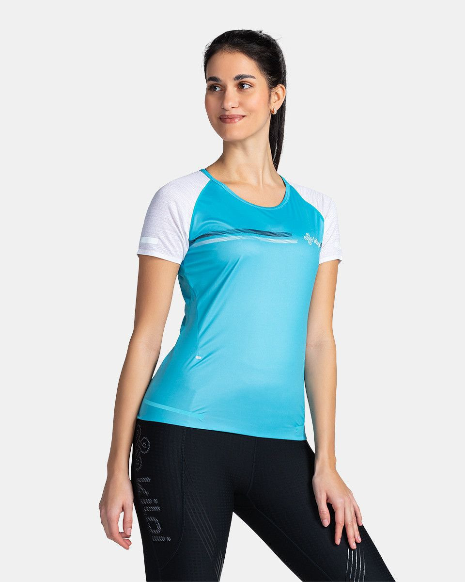 Dámské běžecké tričko FLORENI-W Modrá - Kilpi 42