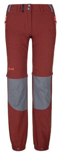 Dámské outdoorové kalhoty Hosio-w tmavě červená - Kilpi 46