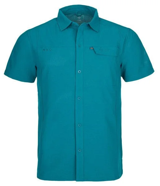 Pánske outdoorové tričko Bombay-m turquoise - Kilpi XS