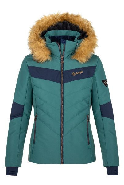 Dámská lyžařská bunda ALISIA-W Tmavě zelená - Kilpi 38