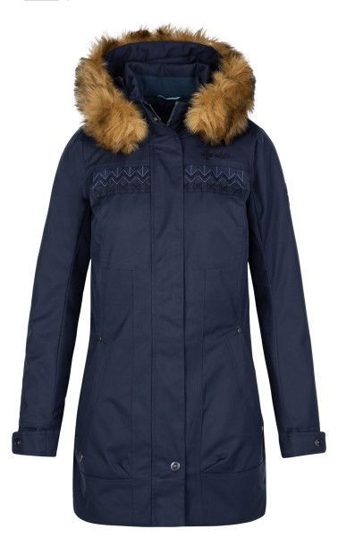 Dámský zimní kabát PERU-W Tmavě modrá - Kilpi 36
