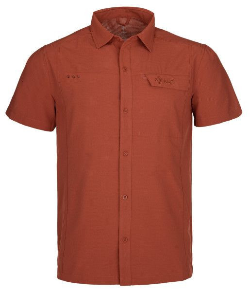 Pánská outdoorová košile Bombay-m tmavě červená - Kilpi S