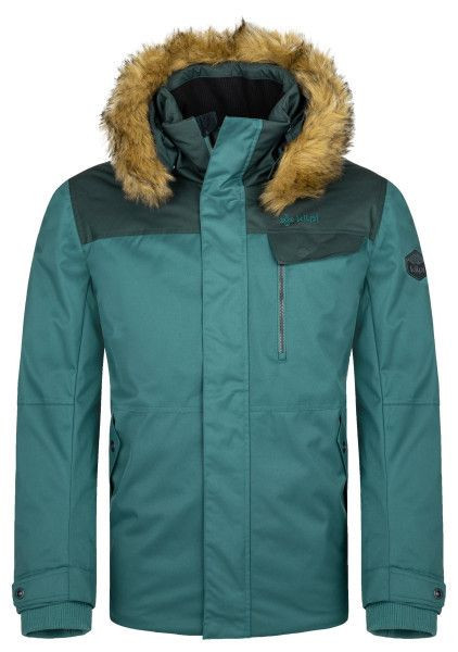 Pánská zimní bunda ALPHA-M Tmavě zelená - Kilpi XL