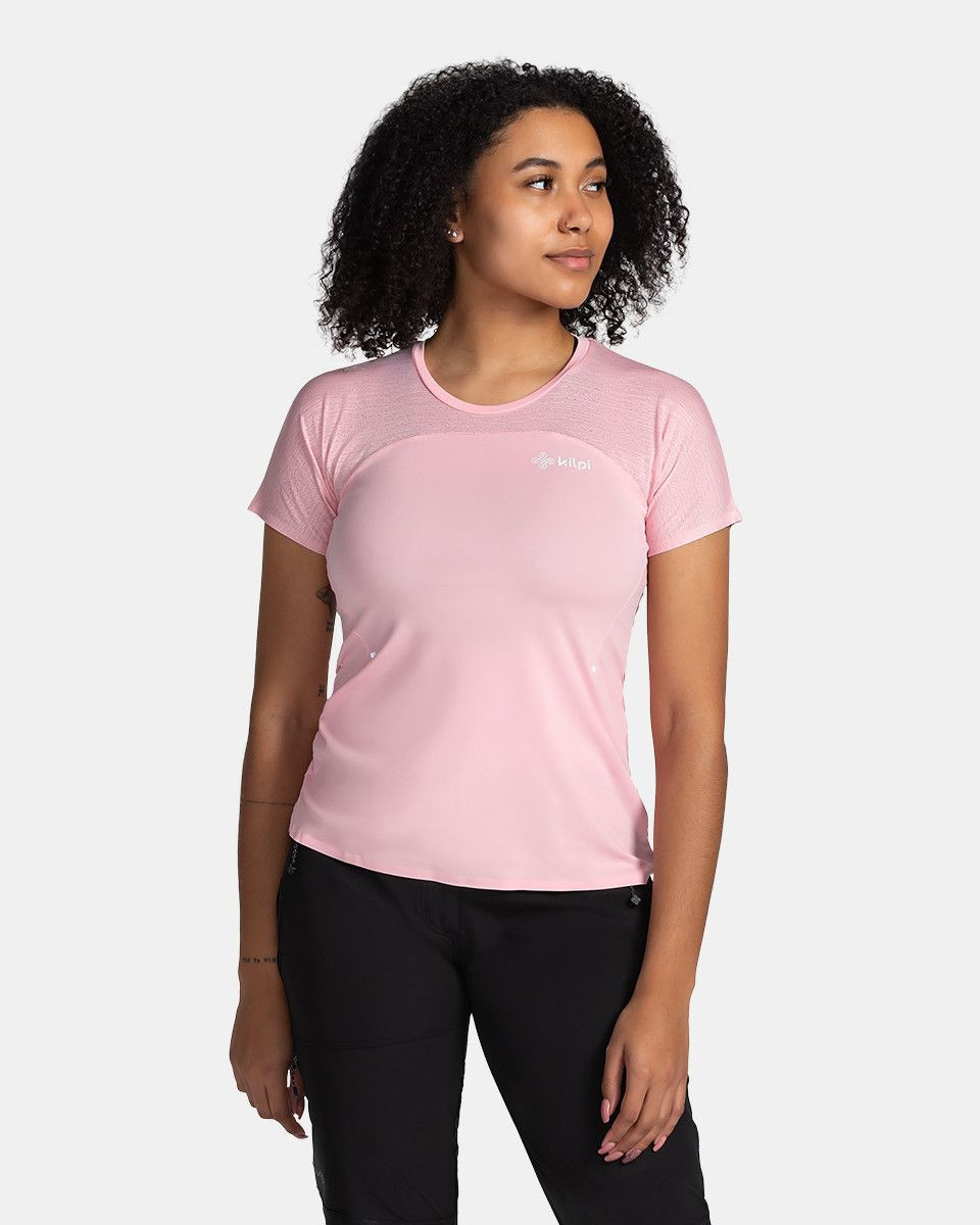 Dámské sportovní tričko model 18422368 Světle růžová 42 - Kilpi