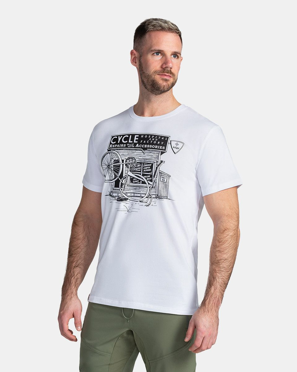 Pánské tričko PORTELA M Bílá - Kilpi XXL