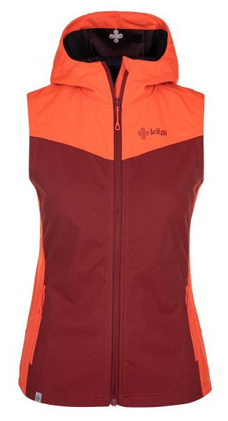 Dámská softshellová vesta model 15270019 tmavě červená 34 - Kilpi