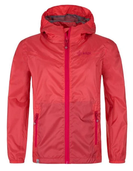 Dievčenská ľahká nepremokavá bunda Deneri-jg pink - Kilpi 86