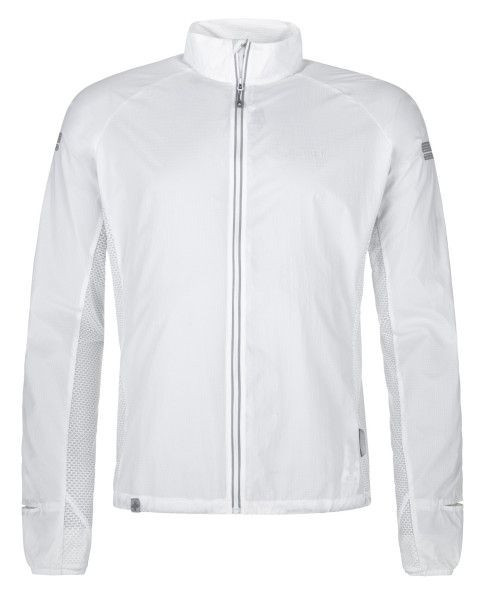 Pánská běžecká bunda Tirano-m bílá - Kilpi XXL