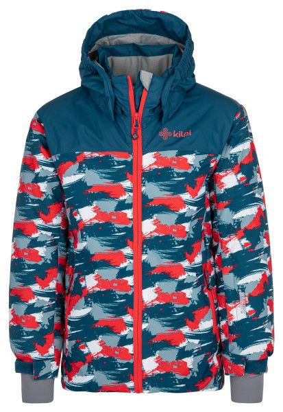Chlapecká lyžařská bunda Ateni-jb tyrkysová - Kilpi 86