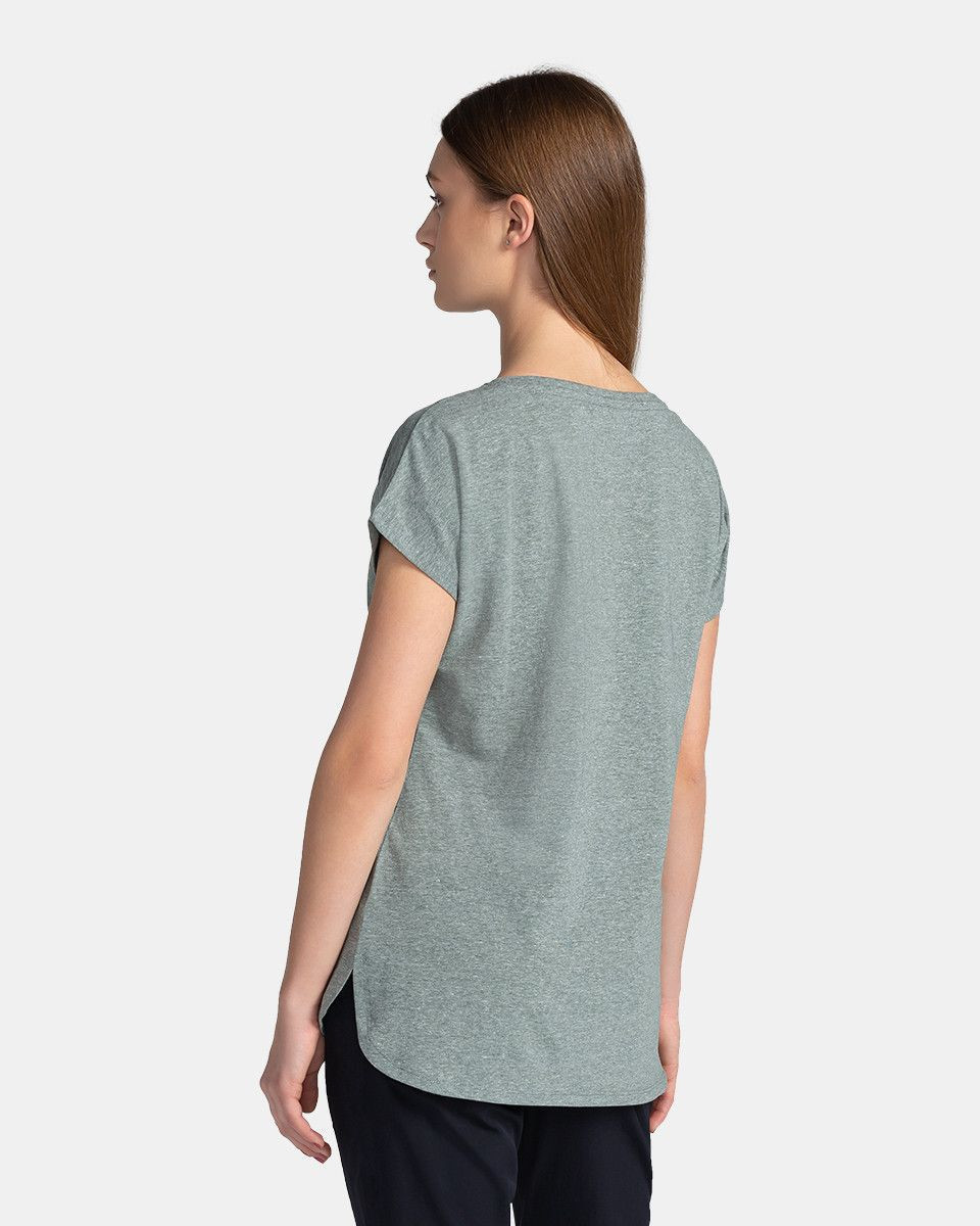Dámské tričko NELLIM W Tmavě zelená - Kilpi 36