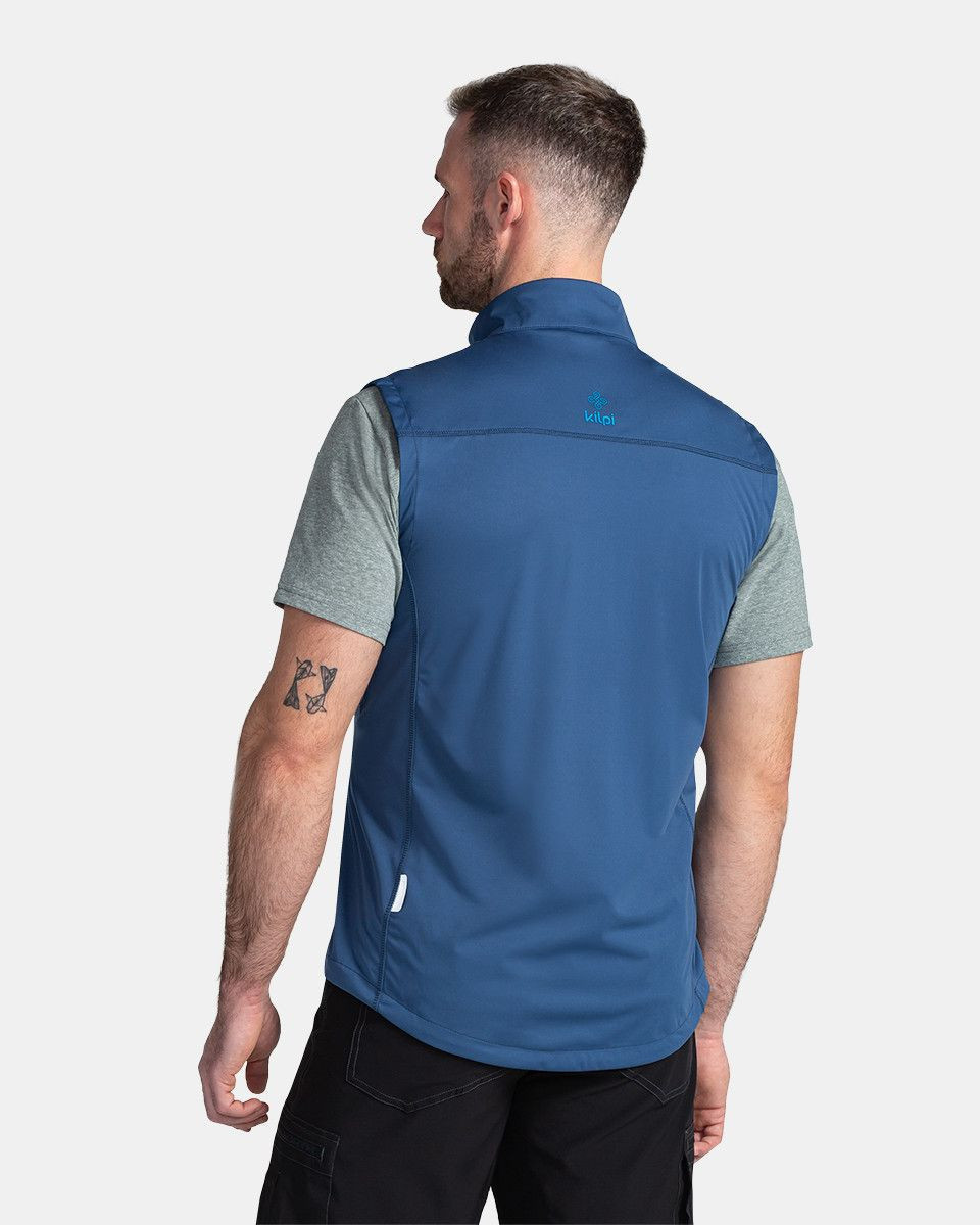 Pánská softshellová vesta RIELLO-M Tmavě modrá - Kilpi XL