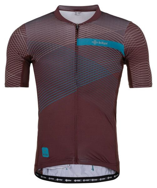 Pánský cyklistický dres Nerito-m tmavě červená - Kilpi Velikost: M