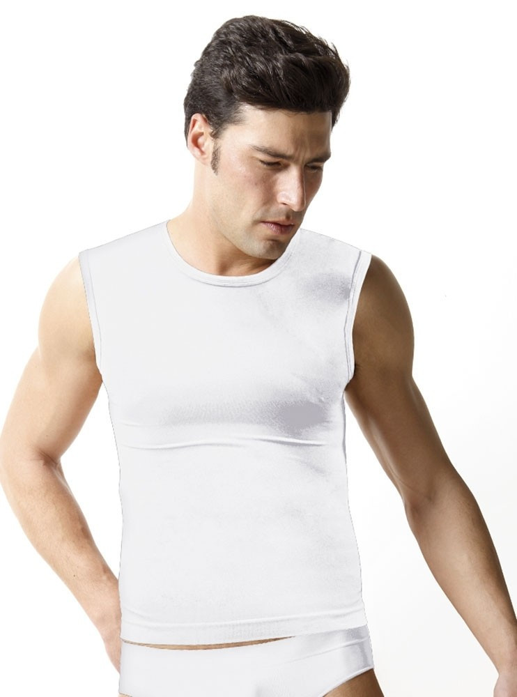 Pánské triko bezešvé Tshirt Barva: Bílá, Velikost: M/L model 13725009 - Intimidea