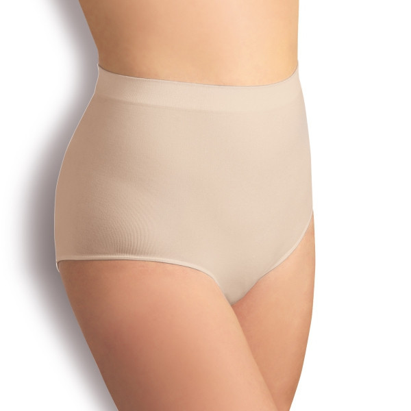 Kalhotky s vysokým pasem bezešvé Culotte maxxi Intimidea Barva: Možnost: Tělová, Velikost L