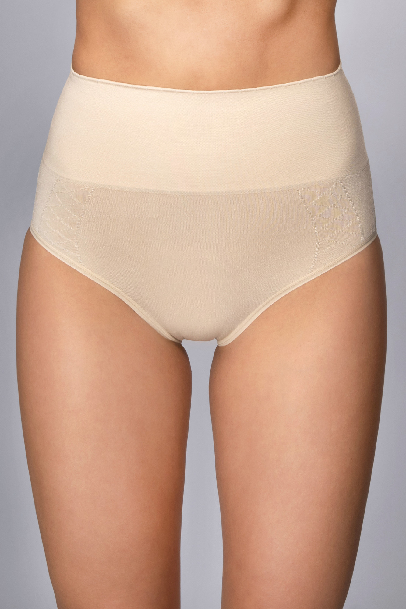 Kalhotky stahovací s vysokým pasem bezešvé Slip Bodyeffect Oro Barva: Tělová, Velikost L/XL
