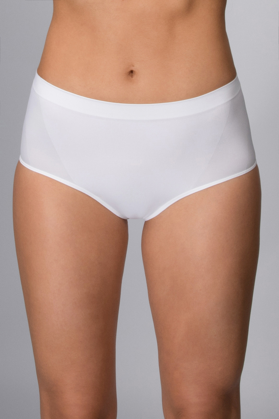 Kalhotky stahovací klasického střihu bezešvé Slip Bodyeffect Eco Barva: Bílá, velikost M/L