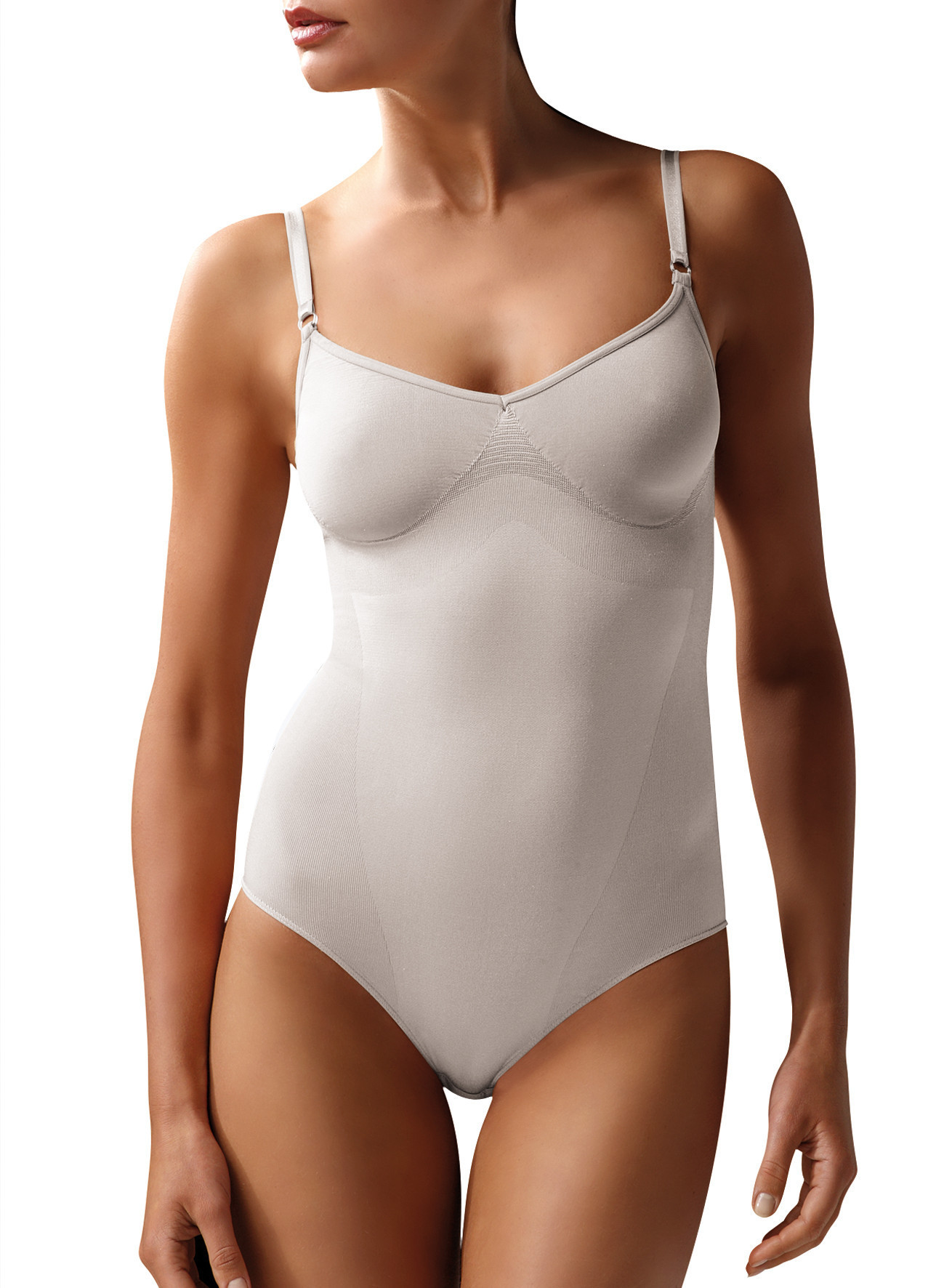Body dámské stahovací bezešvé Body spalla stretta Bodyeffect Oro Barva: Možnost: Bílá, velikost XXL