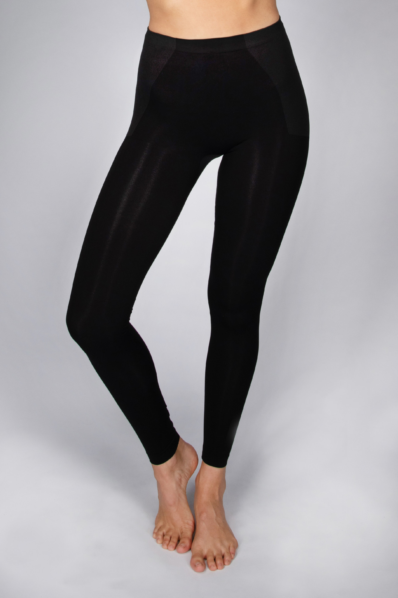 Legíny stahovací bezešvé dámské Legging Bodyeffect Oro Barva: Černá, Velikost: S/M