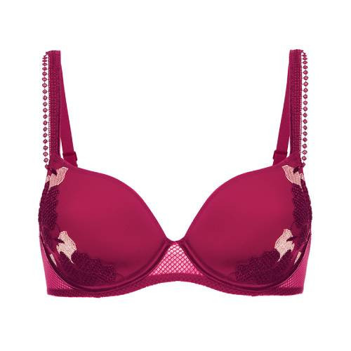 3D SPACER SHAPED UNDERWIRED BR 14V316 Raspberry(364) - Simone Perele malina 75F