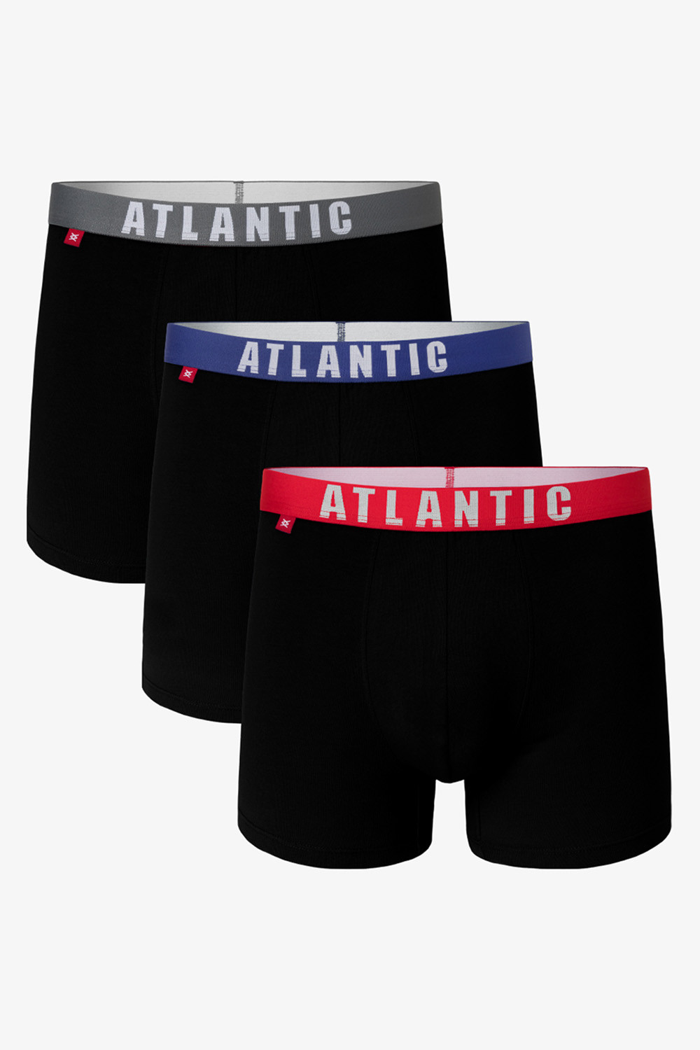 Pánské boxerky model 18032254 černá S - Atlantic