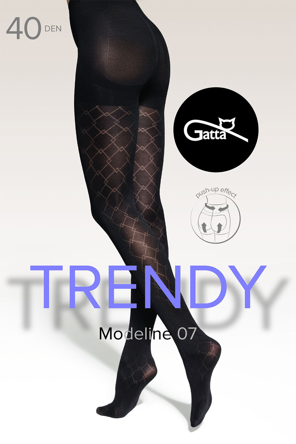 Gatta Modeline 07 40 DEN farba:nero 4-L