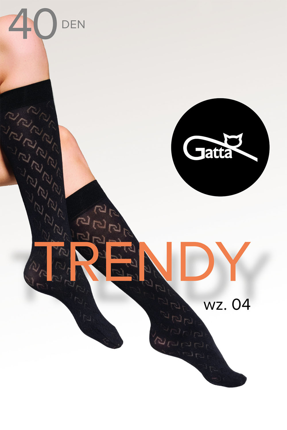 Gatta Stockings 04 40 DEN farba:nero UNI