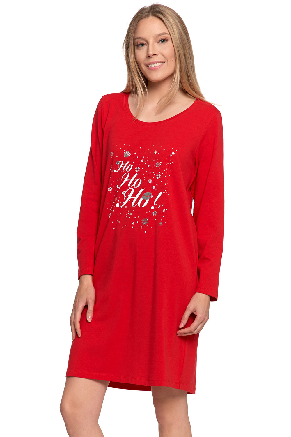 Dámská noční košile Moraj PDK2800-003 Barva: Červená, Velikost: XL