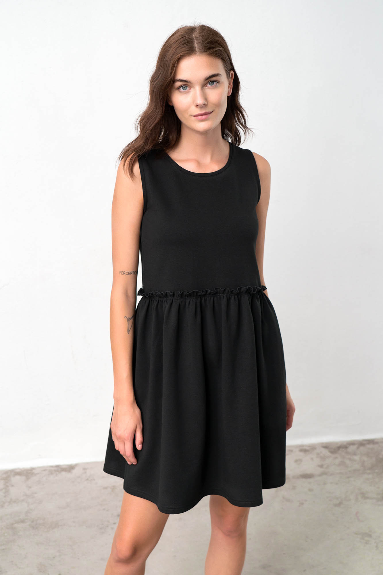 Vamp - Pohodlné dámské šaty – Melanie 18345 - Vamp Barva: black, Velikost: XL