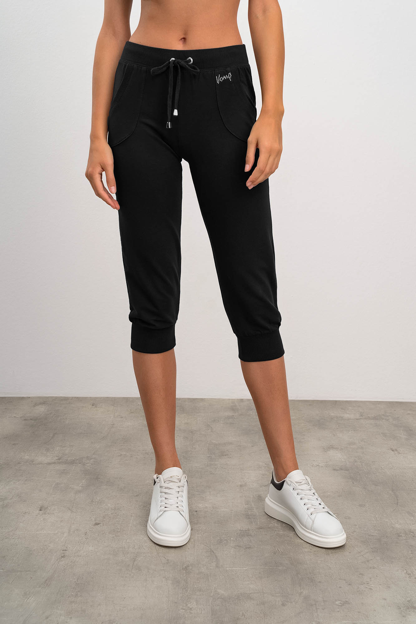 Vamp - Pohodlné dámské teplákové kalhoty 18375 - Vamp black S