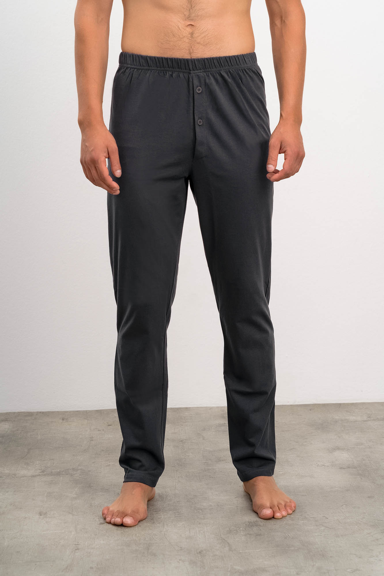 Vamp - Pohodlné pánské kalhoty 18379 - Vamp dark gray XXL