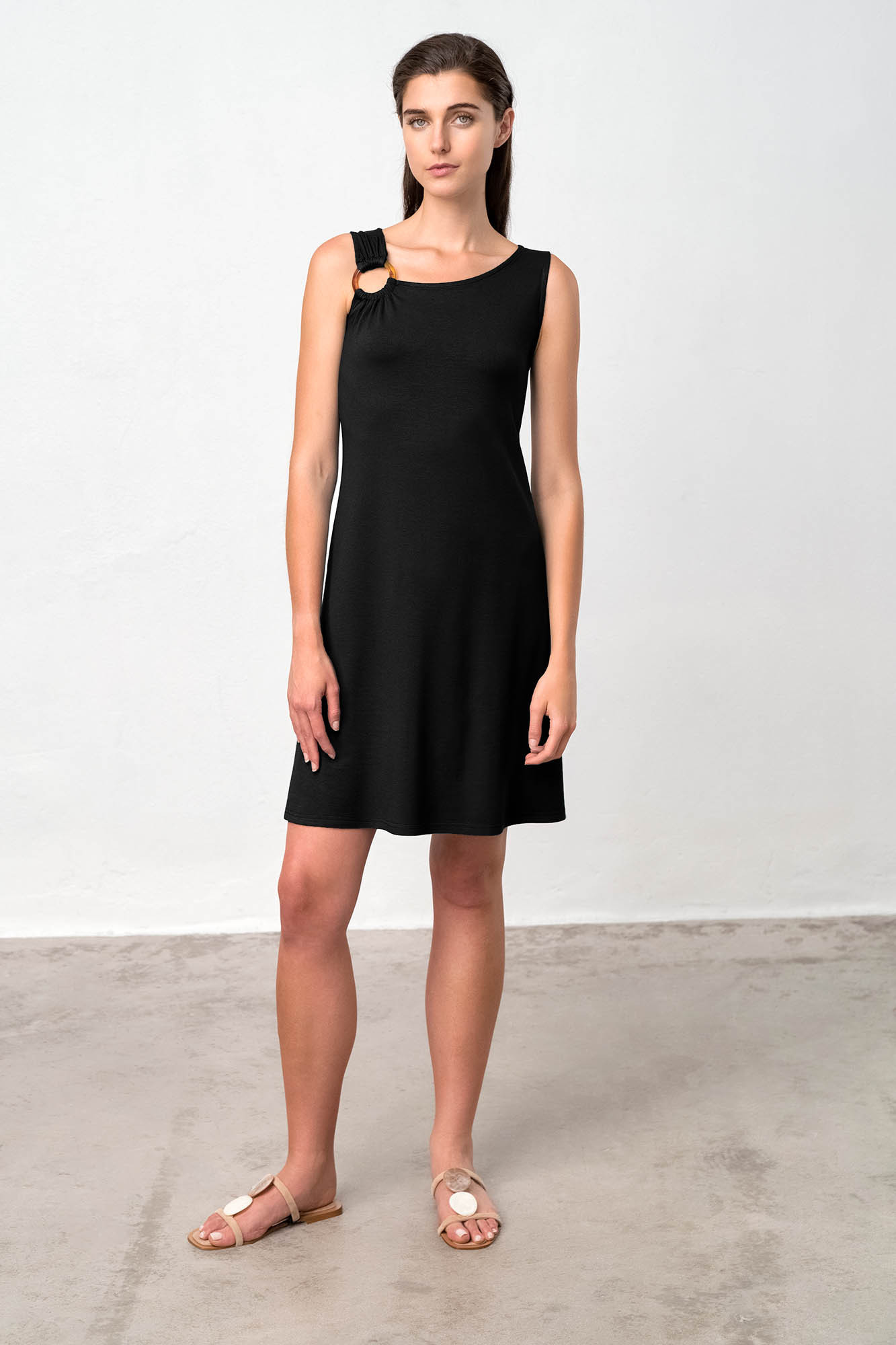 Vamp - Pohodlné dámské šaty – Syrah 18485 - Vamp black M