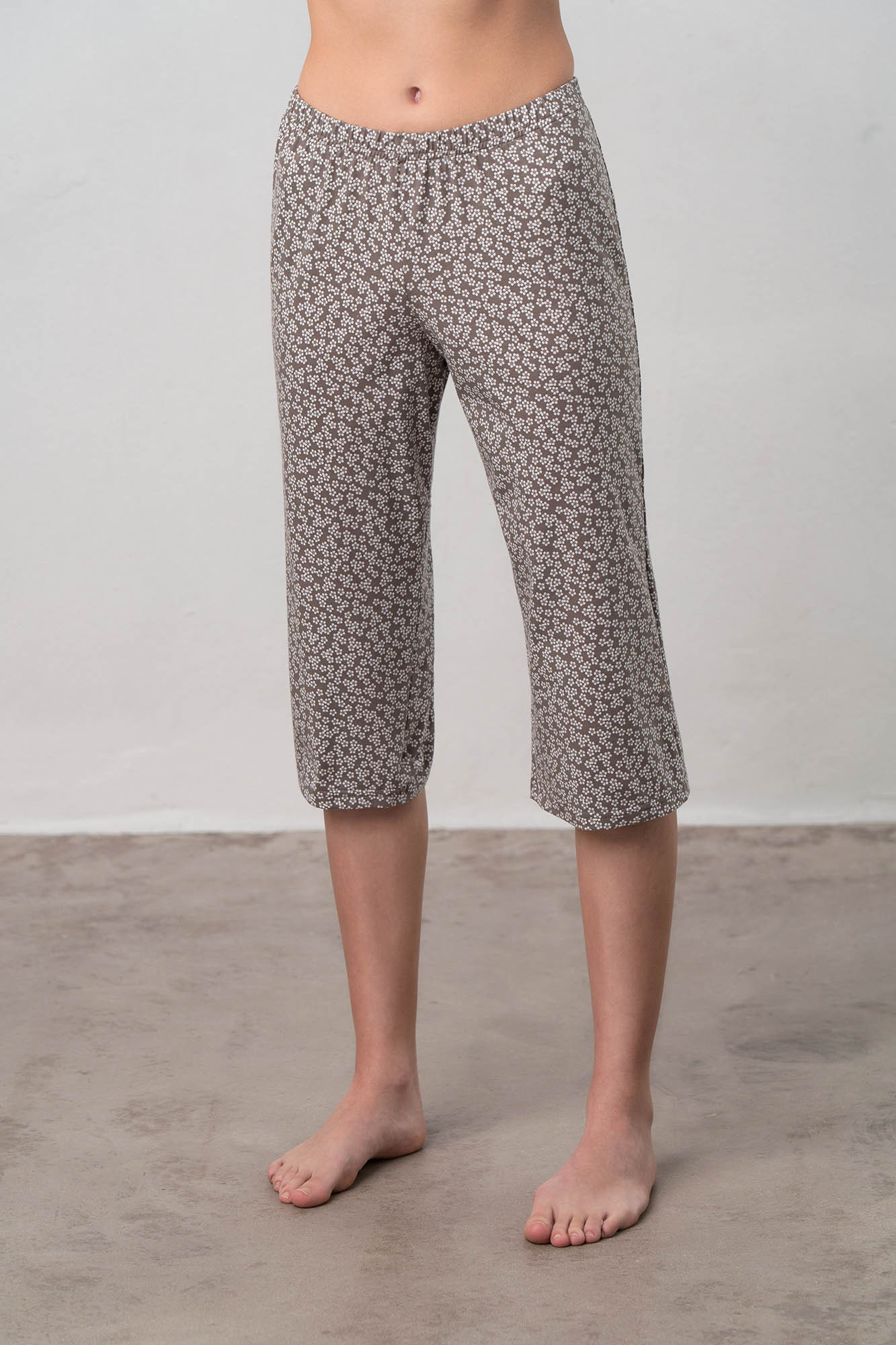 Vamp - Dvoudílné dámské pyžamo 70027 - Vamp Barva: cream, Velikost: XL