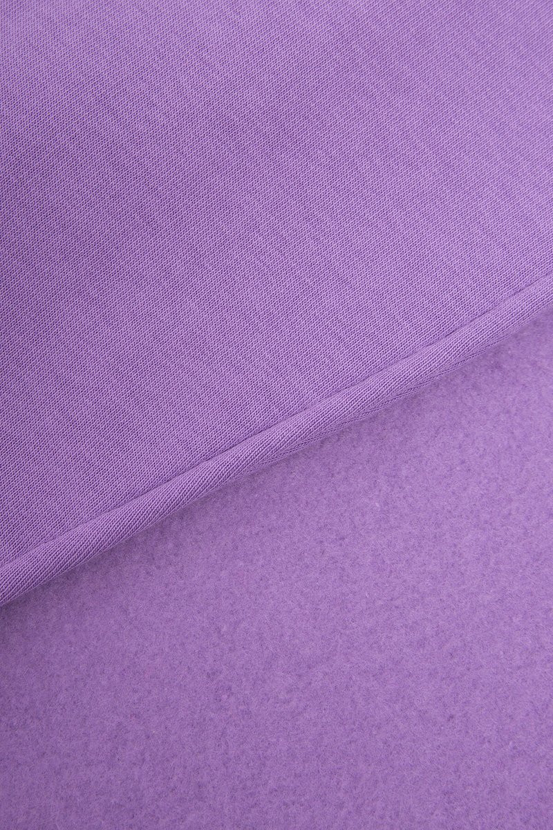 Krátká mikina na zip fialová UNI
