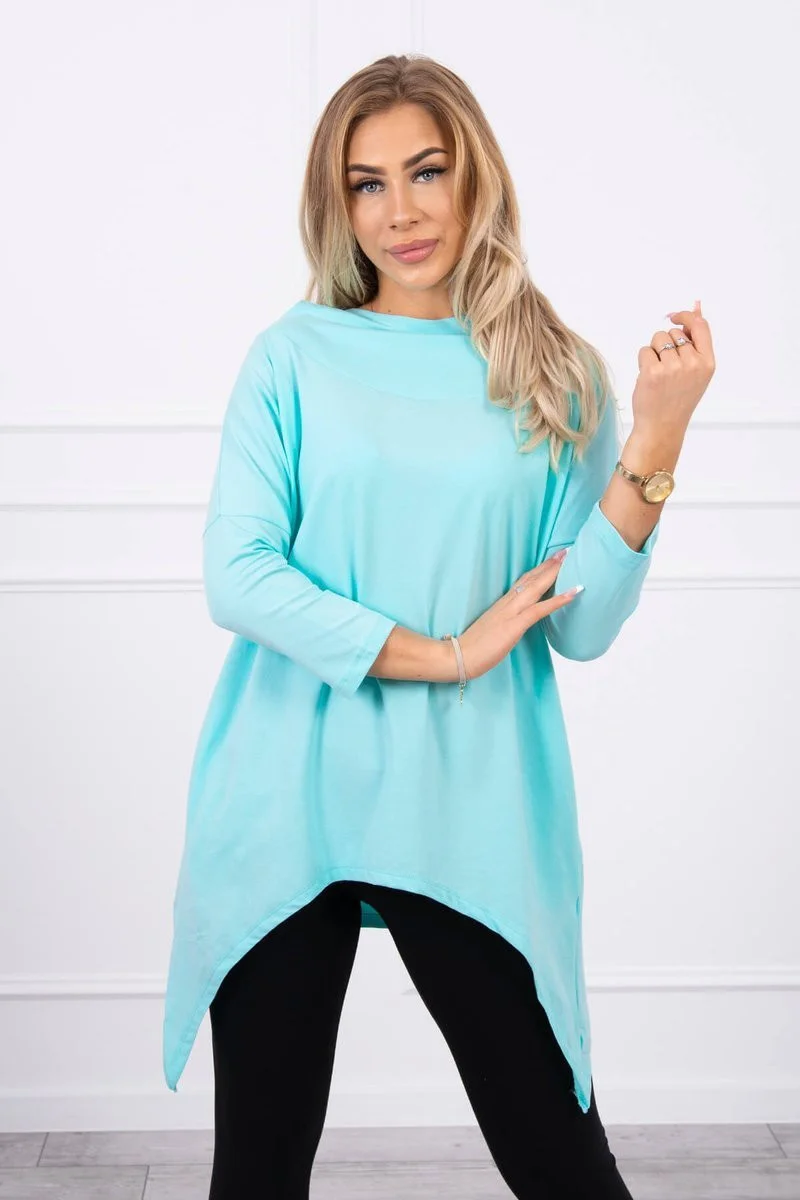 Kesi Mikina Bike s potiskem Barva: Tyrkysová, Velikost: UNI