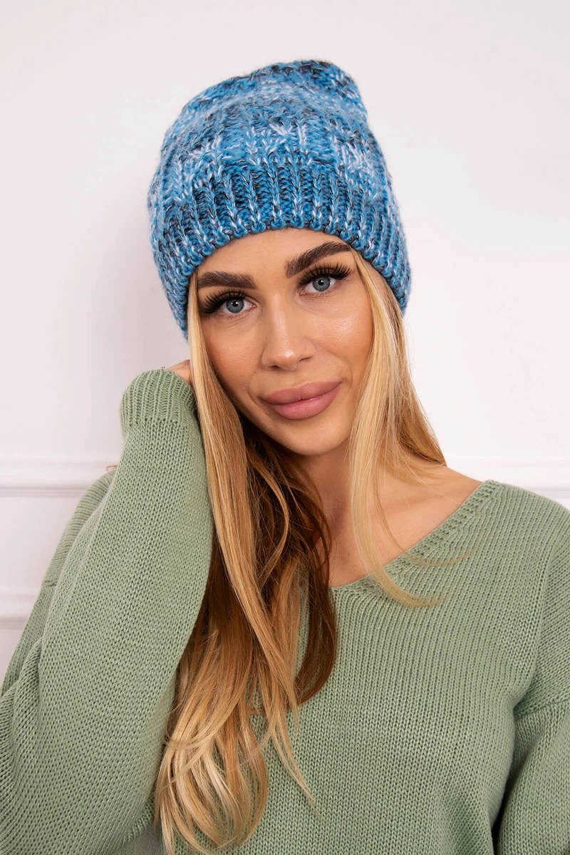 Fleecová čiapka Melisa K241 modrá UNI