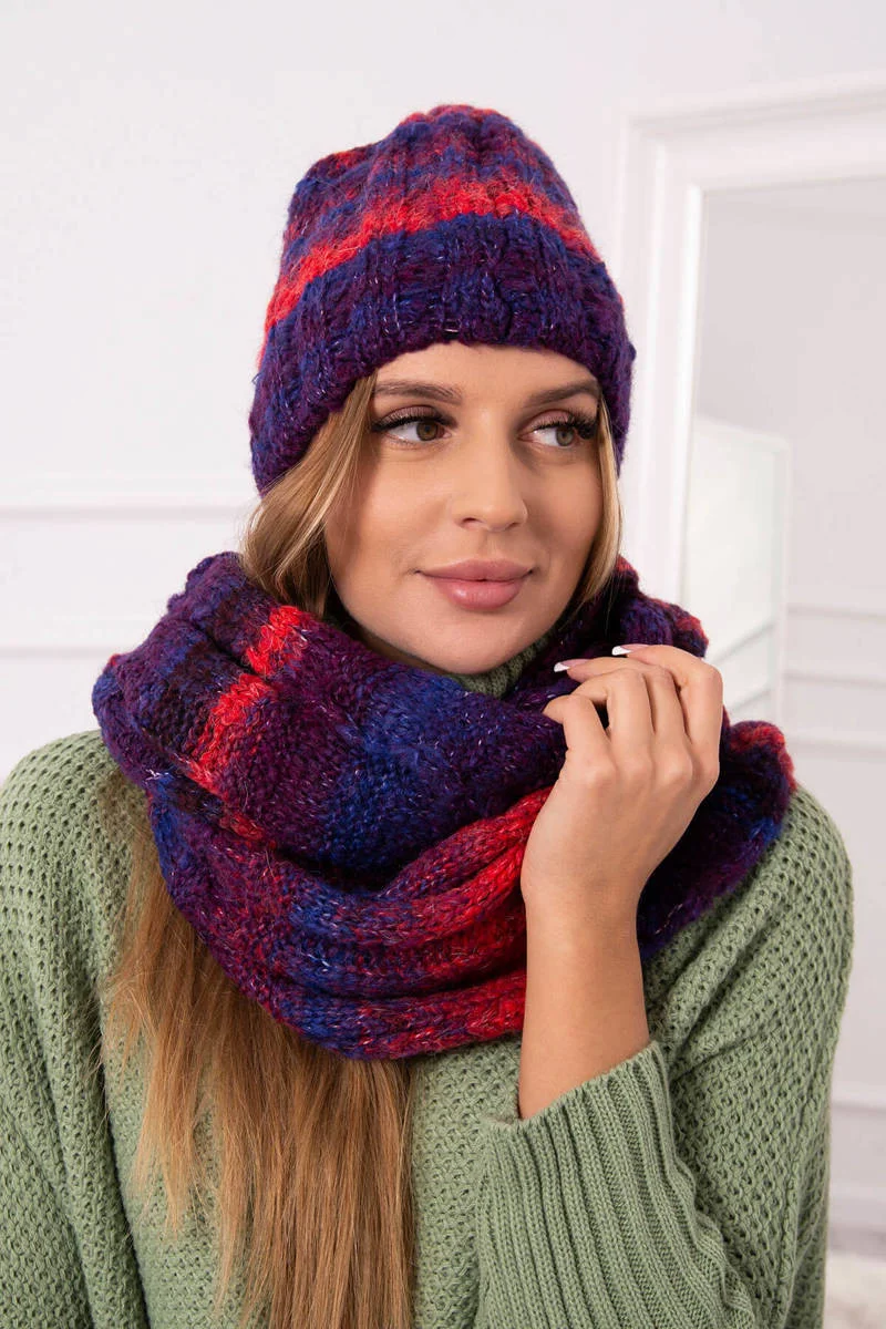 Dámska súprava Zuzanna K257 červená+chabrús UNI