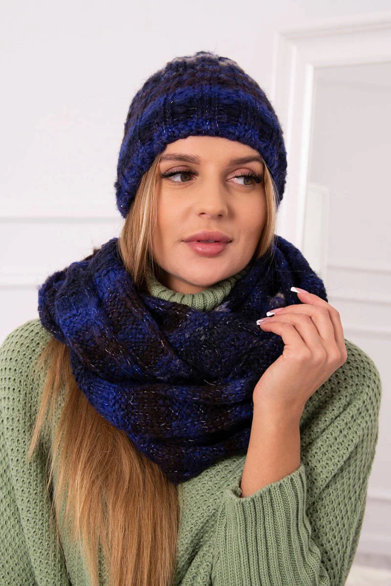 Dámska súprava Zuzanna K257 cornflower+black UNI