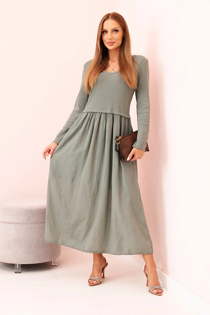 Dlhé šaty bez ramienok slivka UNI