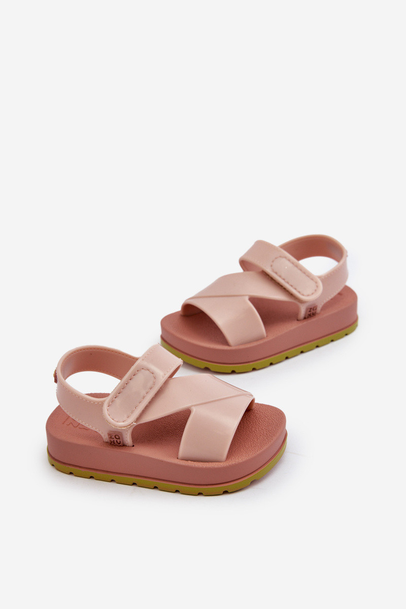 Dětské sandálky Na suchý zip vonící ZAXY LL385002 světle růžové 21 (obrázek 5)