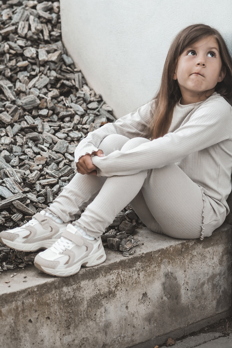 Dětské Sportovní Tenisky Na Suchý Zip Bežové Rulagia 18