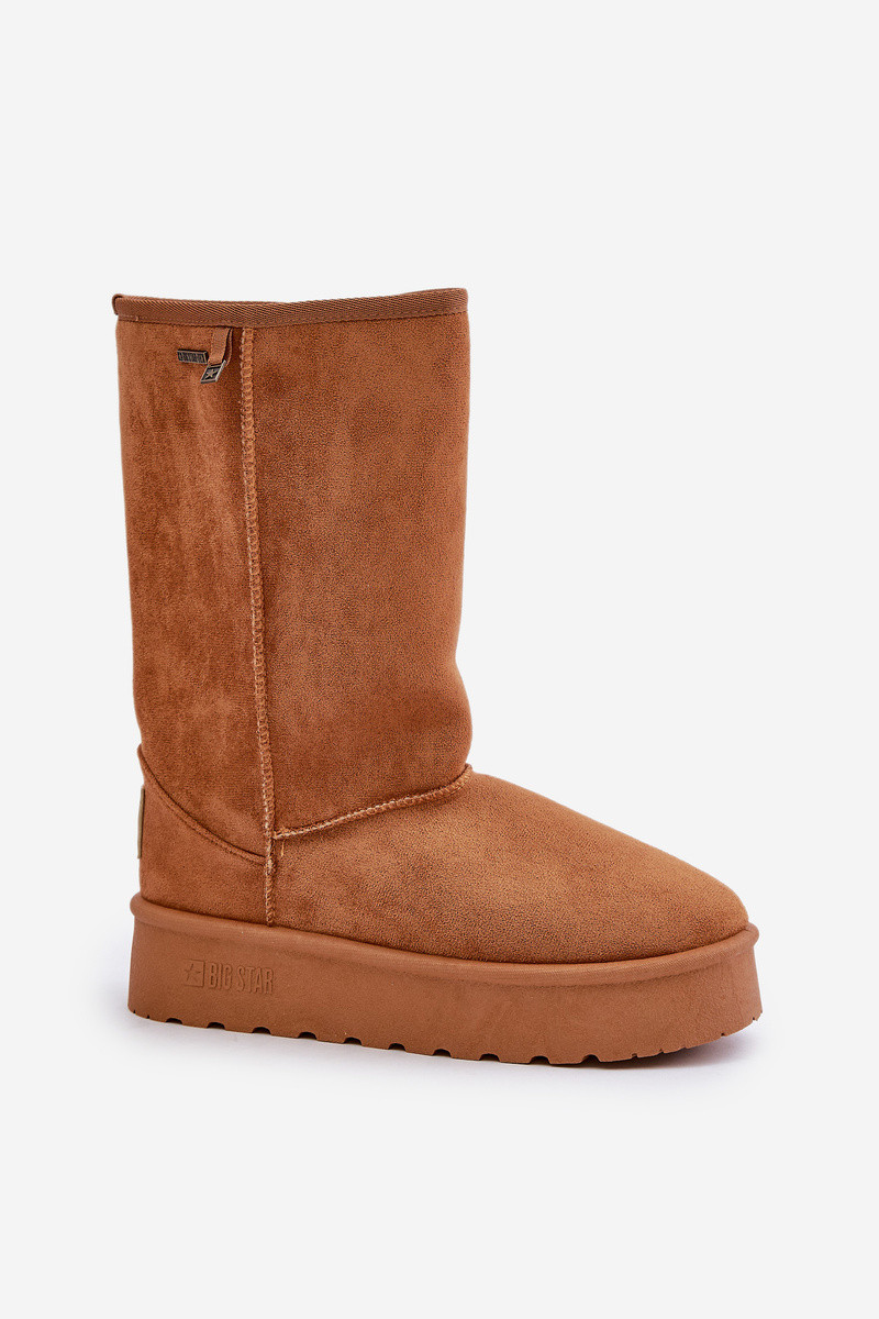Vysoké Sněhové Boty Na Platformě Big Star OO274893 Camel 37 (obrázek 3)