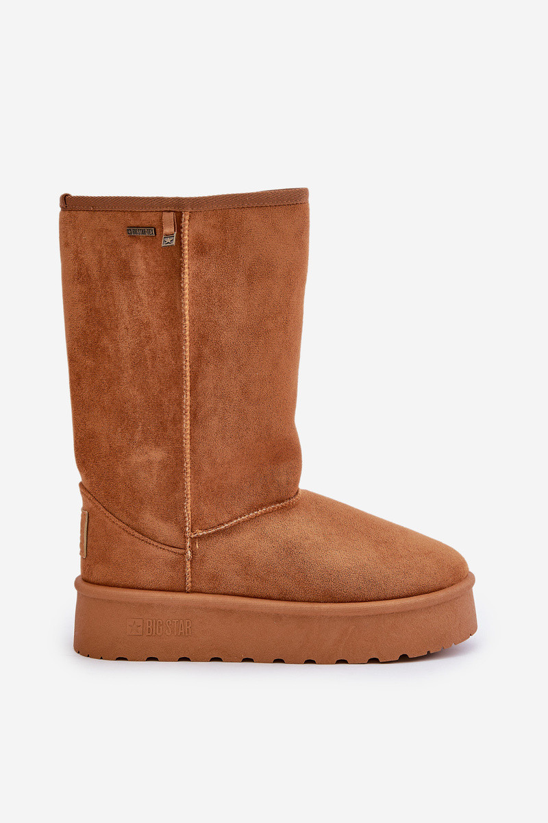 Vysoké Sněhové Boty Na Platformě Big Star OO274893 Camel 37 (obrázek 10)