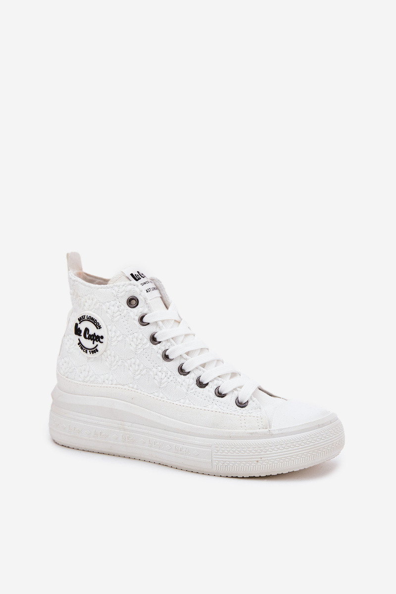 Dámské Tenisky Na Platformě Lee Cooper LCW-25-44-3209L Bílé 38