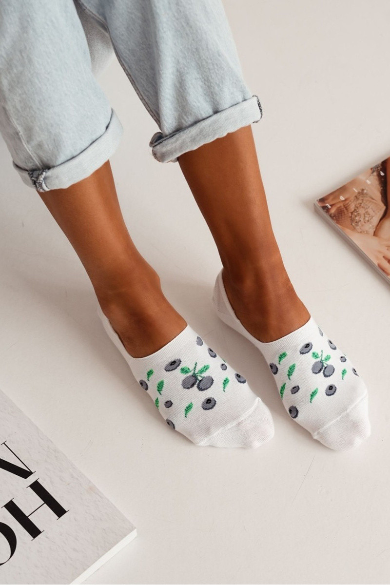 Dámské Bavlněné Micro Ponožky model 21697624 Bílé - Milena 39-41