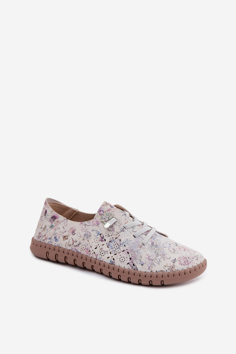 Okenní vzorové polobotky z přírodního semiše Multicolor Flaria 37 (obrázek 10)