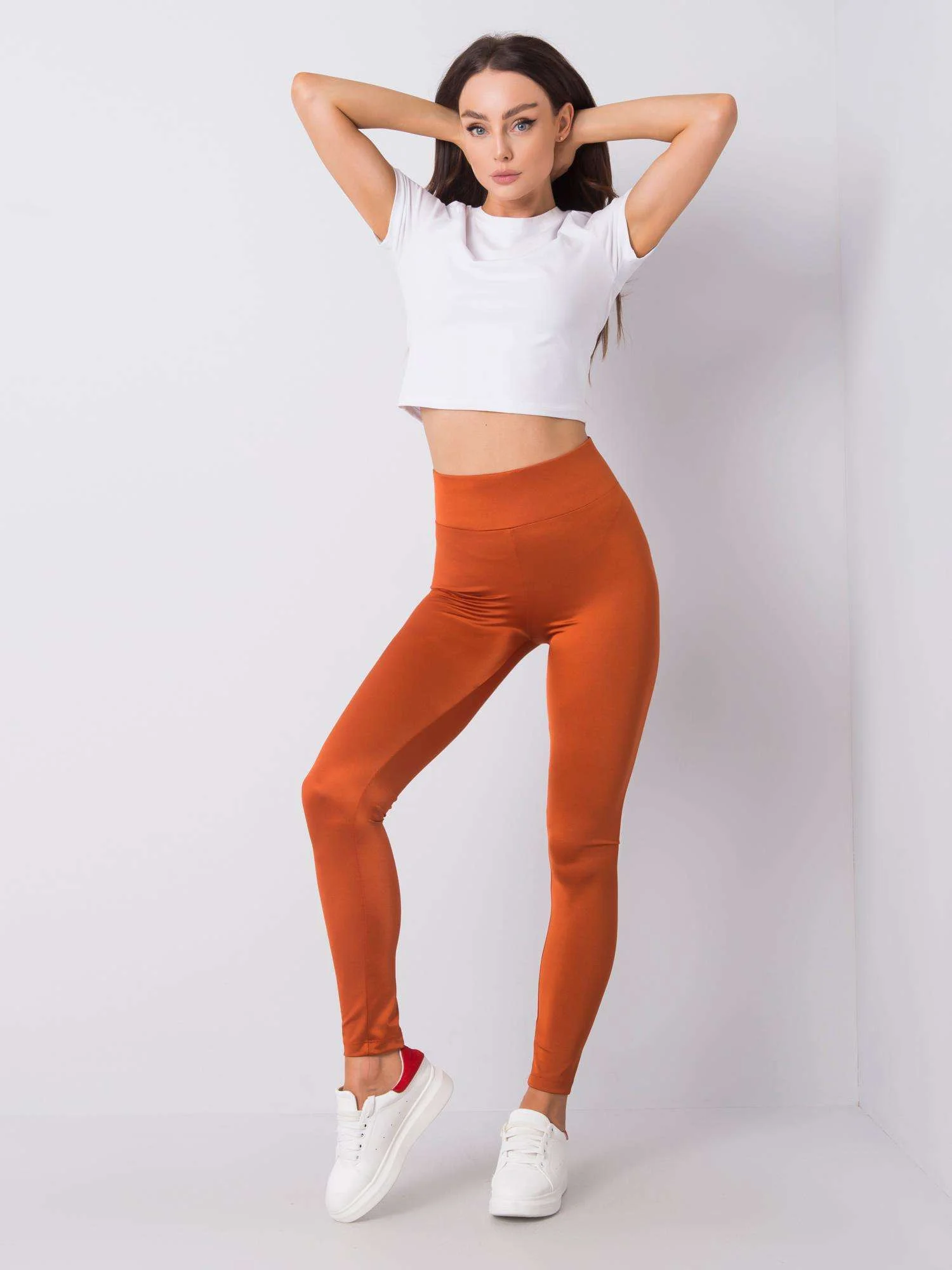 Legíny 1000 LG 3103.11X tmavo oranžová S