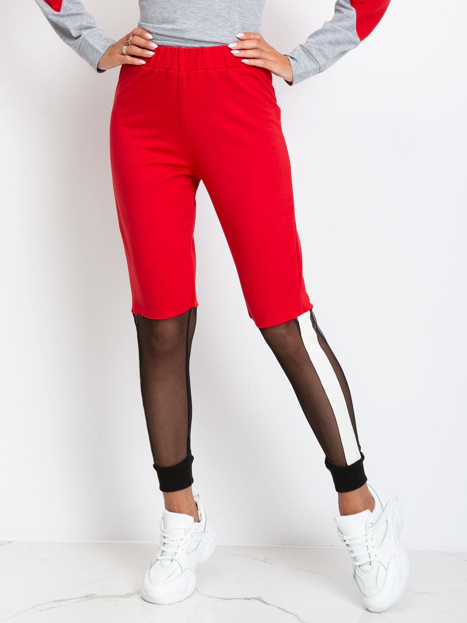 Teplákové kalhoty 23 DR model 14827578 červená - FPrice Velikost: M