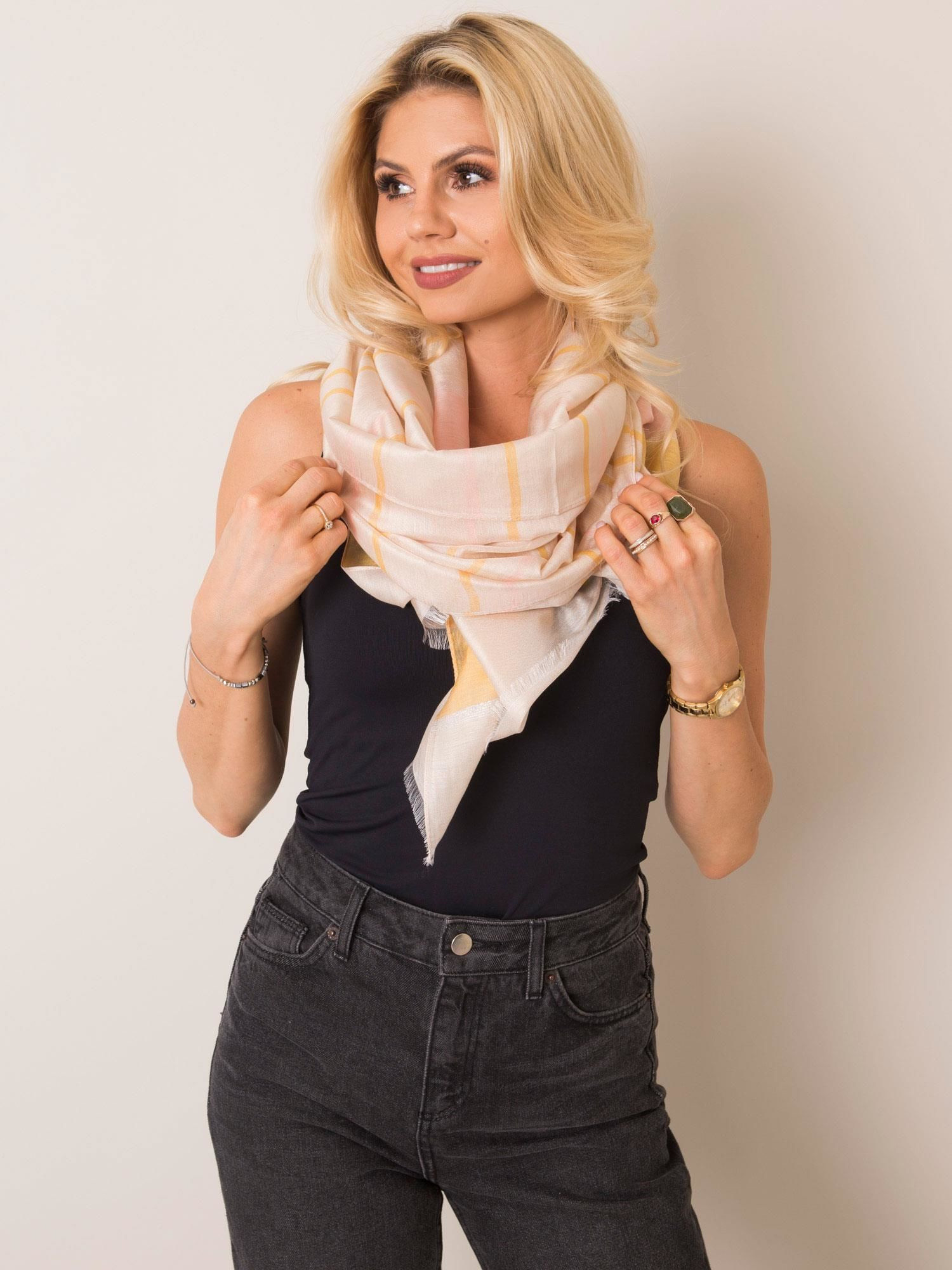 Závoj AT CH FA4009 svetlo béžový jedna velikost